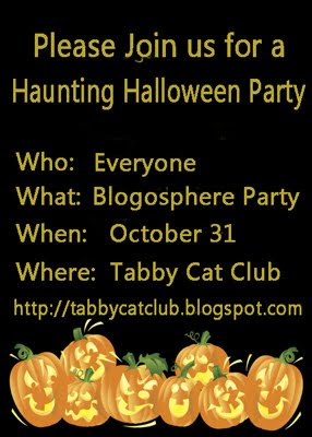 Tabby Cat Club Halloween Party