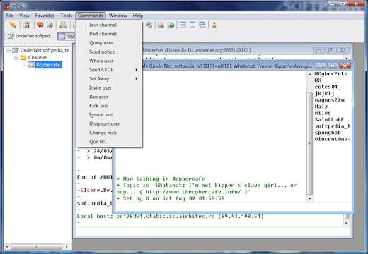 mirc latest version screenshot