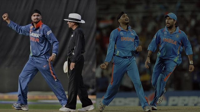 Harbhajan Singh enjoying