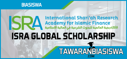 Tawaran Biasiswa ISRA Global Scholarship (Full Scholarship)