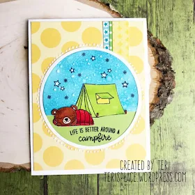 Sunny Studio Stamps: Critter Campout Customer Card Share by Teri Anderson