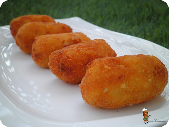 Croquetas de pollo y jamón york