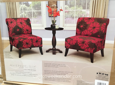 Ave Six 3 Piece Chair and Accent Table Set - Perfect for any living room, family room, or a corner of your bedroom