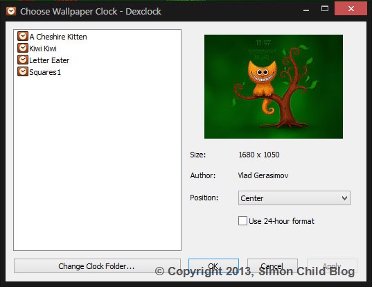 download gratis dexclock, software wallpaper clock, widget keren dexclock