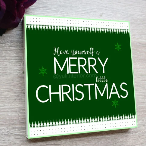 Merry Christmas Wood Decor Sign in Port Harcourt Nigeria