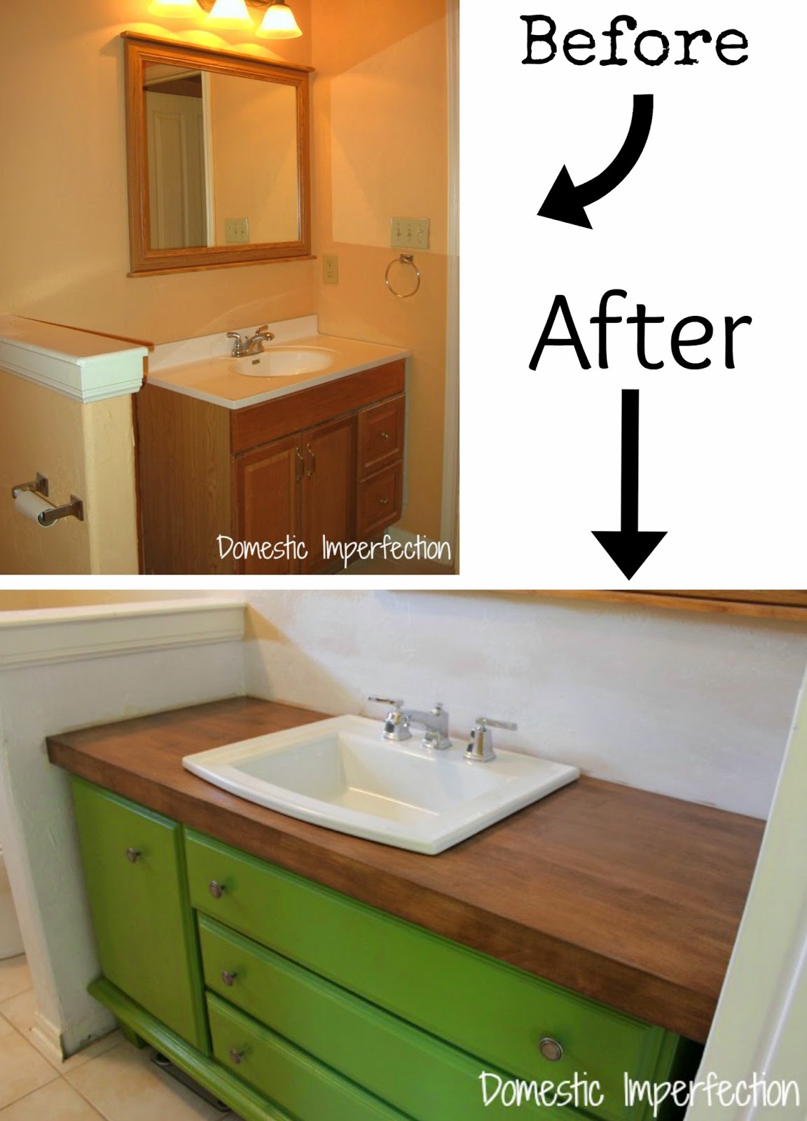 Pneumatic Addict 7 Best DIY Bathroom Vanity Makeovers