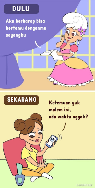 11 Meme Ilustrasi 'Dulu VS Sekarang' Ini Buktikan Gaya Hidup Berubah Drastis