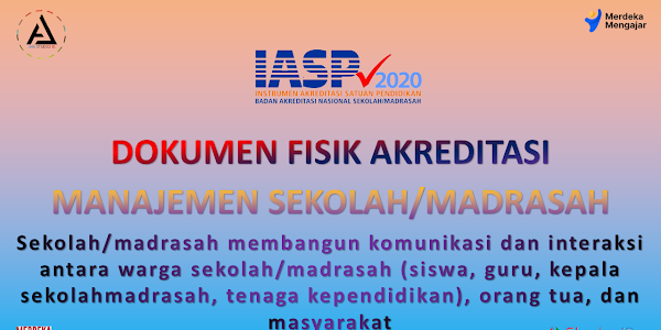 Sekolah/madrasah melakukan pembiasaan; aman, tertib, bersih, dan nyaman - Manajemen Sekolah/Madrasah IASP 2020