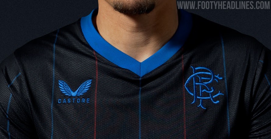 Rangers FC 2021/22 Castore Away Kit - FOOTBALL FASHION