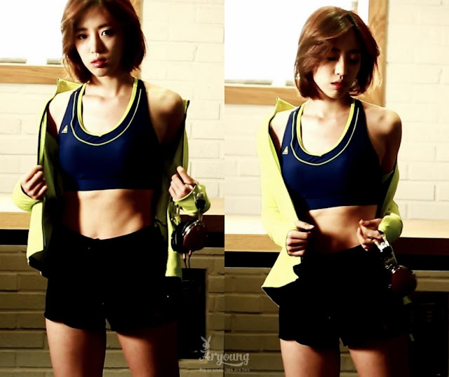 Hahm Eun-jung workout