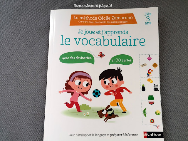 je joue et j'apprend le vocabulaire maternelle