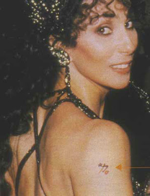 Cher famous Tattoos