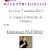 WEEK-END CHANTANT OUVERT A TOUS CEUX QUI AIMENT... CHANTER!