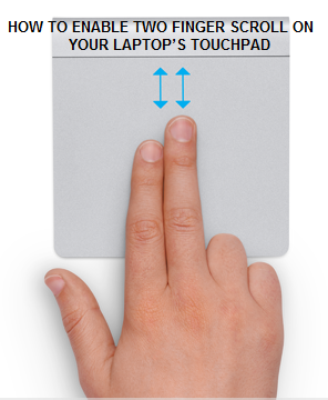 HOW TO ENABLE TWO FINGER SCROLL ON YOUR LAPTOP’S TOUCHPAD FREE TIPS Cover Photo