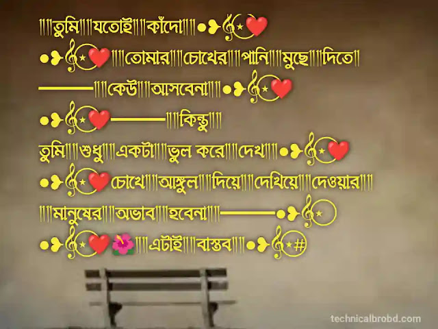 কষ্টের স্ট্যাটাস পিক - Koster Status Bangla Pic - কষ্টের ছবি