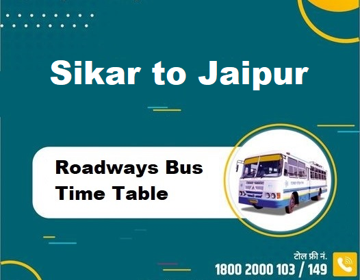 Sikar to Jaipur Roadways Bus Time Table by RSRTC 