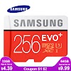 SAMSUNG Memory Card Micro SD 256GB 32GB 64GB 128GB 512G SDHC SDXC Grade EVO+ Class 10 C10 UHS TF SD Cards Trans Flash Microsd