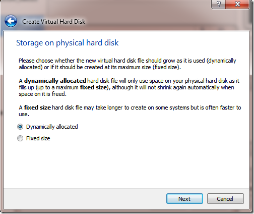 Create VM Machine new Harddisk 2