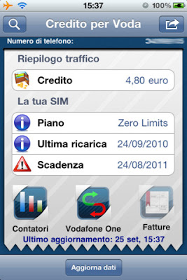 Credito per Vodafone iPA Version 2.4