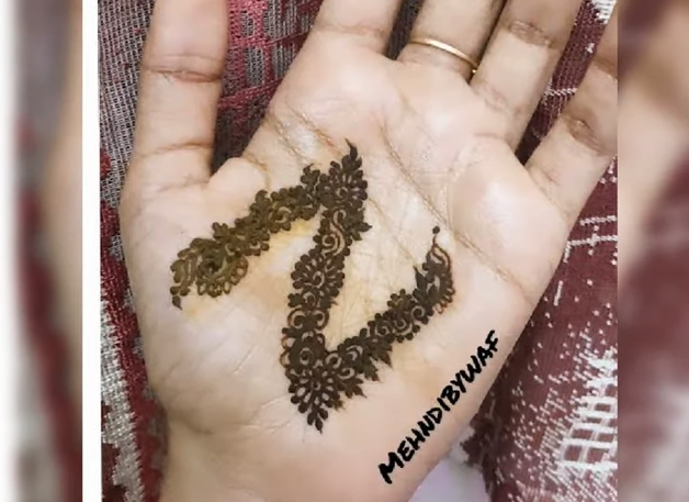 Mehndi Designs with Z - Mehndi Designs with Letters - Mehndi designs with letters - NeotericIT.com