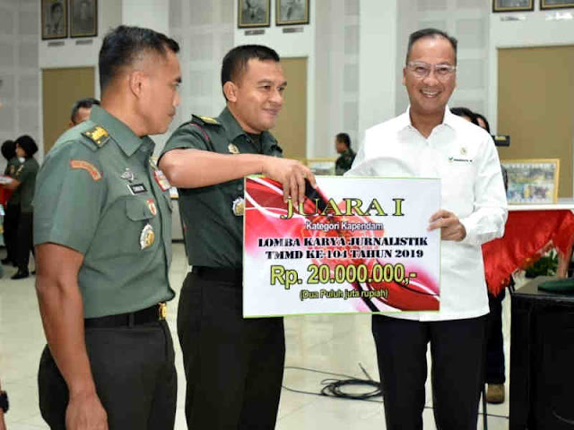 Candra Wijaya Ungkap Lomba Karya Jurnalistik TMMD, Sinergitas Media dan TNI AD