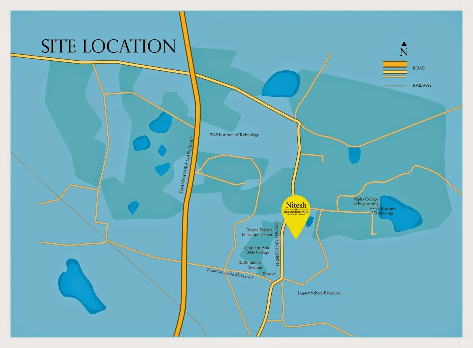 Nitesh Melbourne Park Location Plan