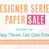 Stampin' Up! Designer Series Paper Sale - Buy 3, Get One FREE!