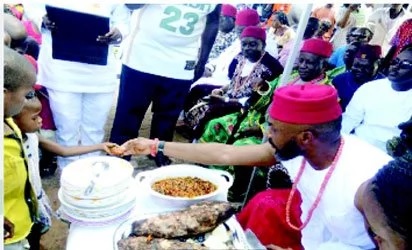 Like Jesus Christ, See Igbo Man Who Fed 5,000 Children With 5 Tubers Of Yam