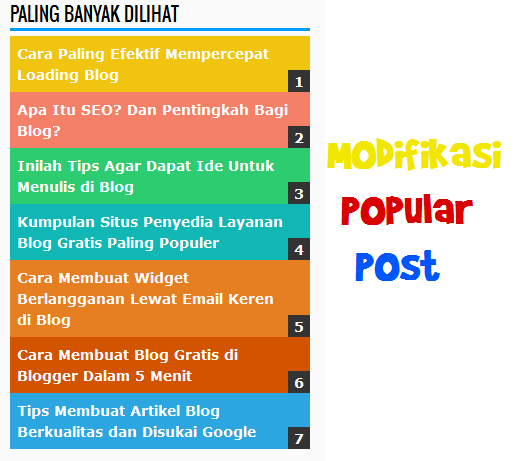 Popular Post Lebih Berwarna - Warna warni