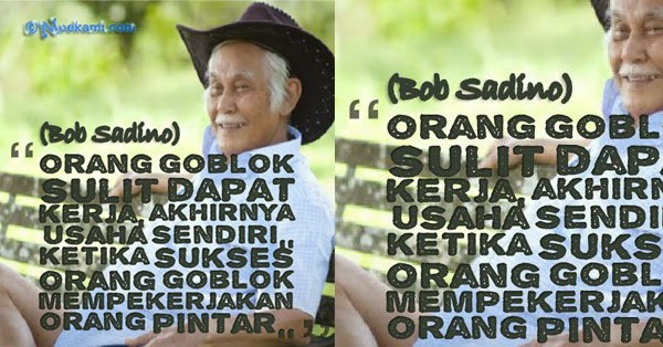 Bob Sadino Meninggal Dunia