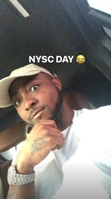 Davido begins NYSC