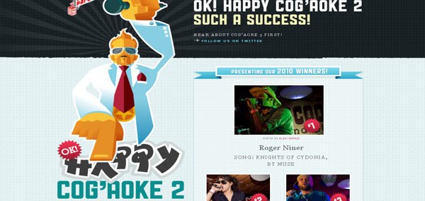Happy Cog’aoke 2 Web Design