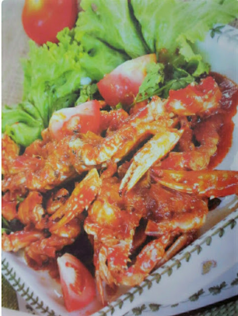 Resepi Ketam Masak Tomato  