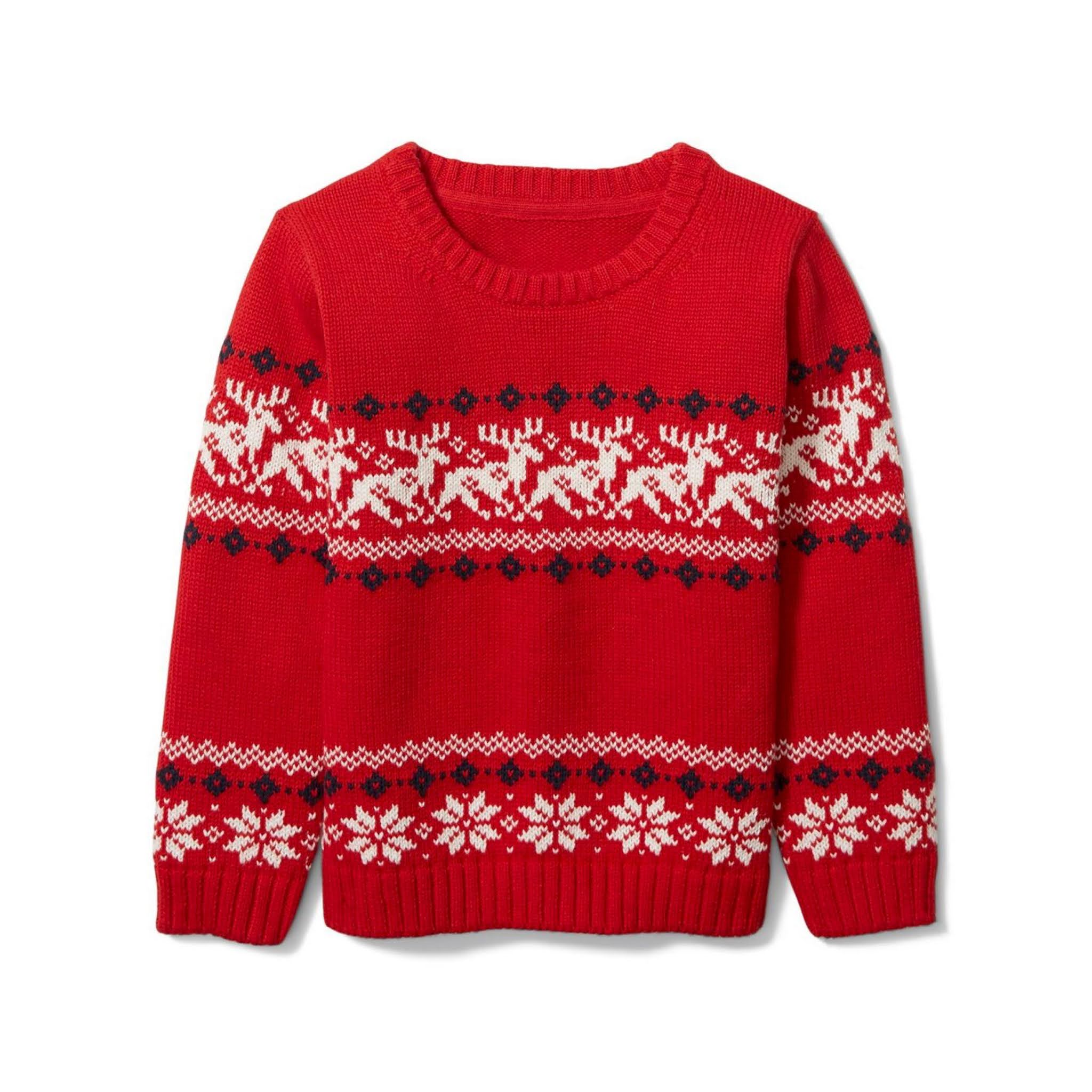 Toddler & Kids Red Reindeer Sweater from Janie and Jack