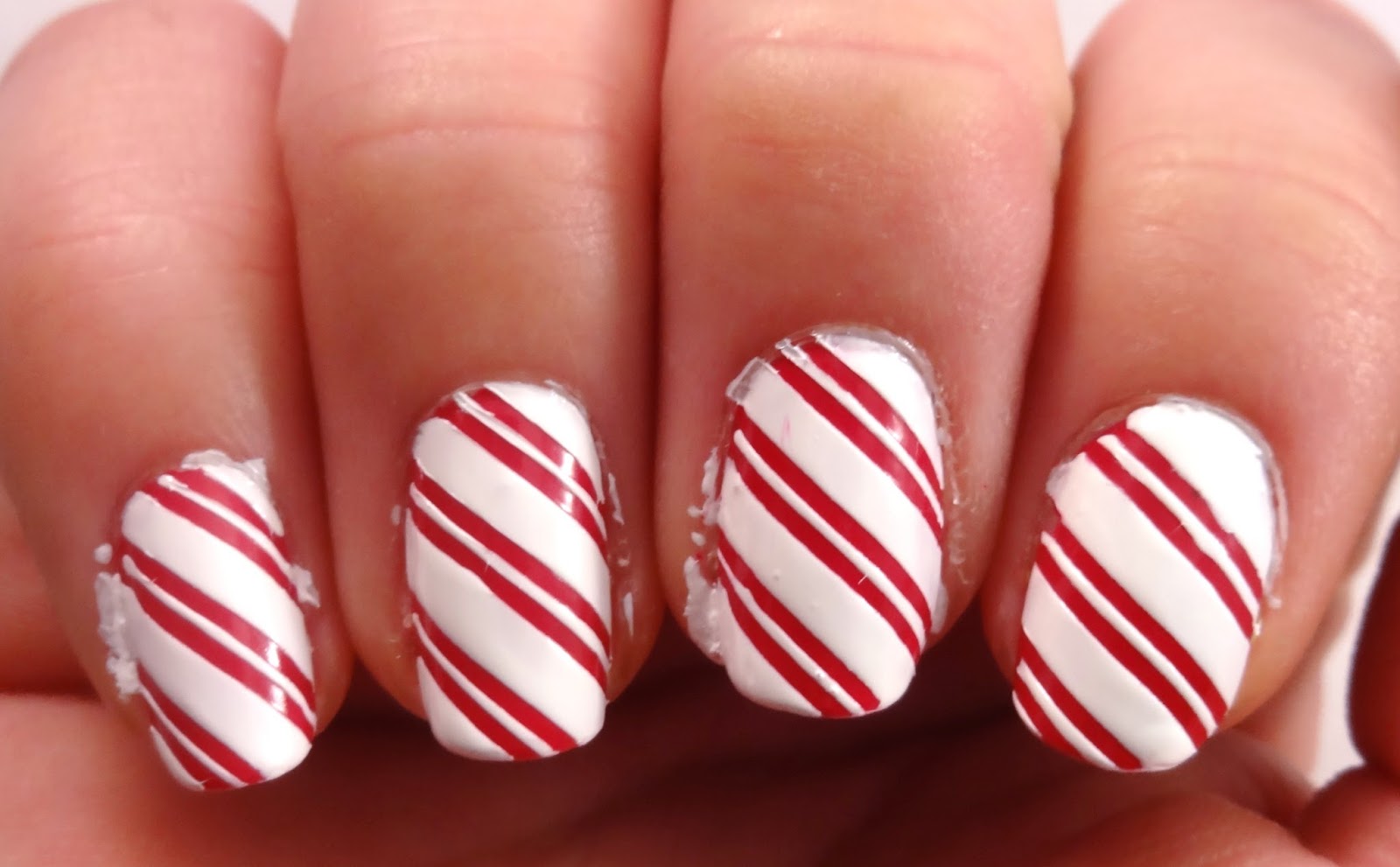 Candy Cane Nails