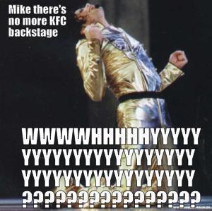 Michael Jackson KFC Backstage Meme