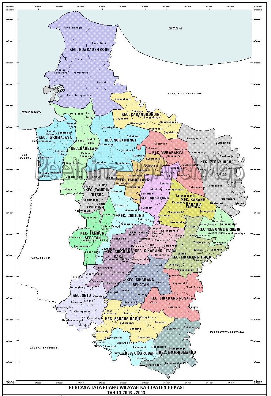 BeelninzyaArchMap Rencana Tata Ruang  Wilayah Kabupaten 