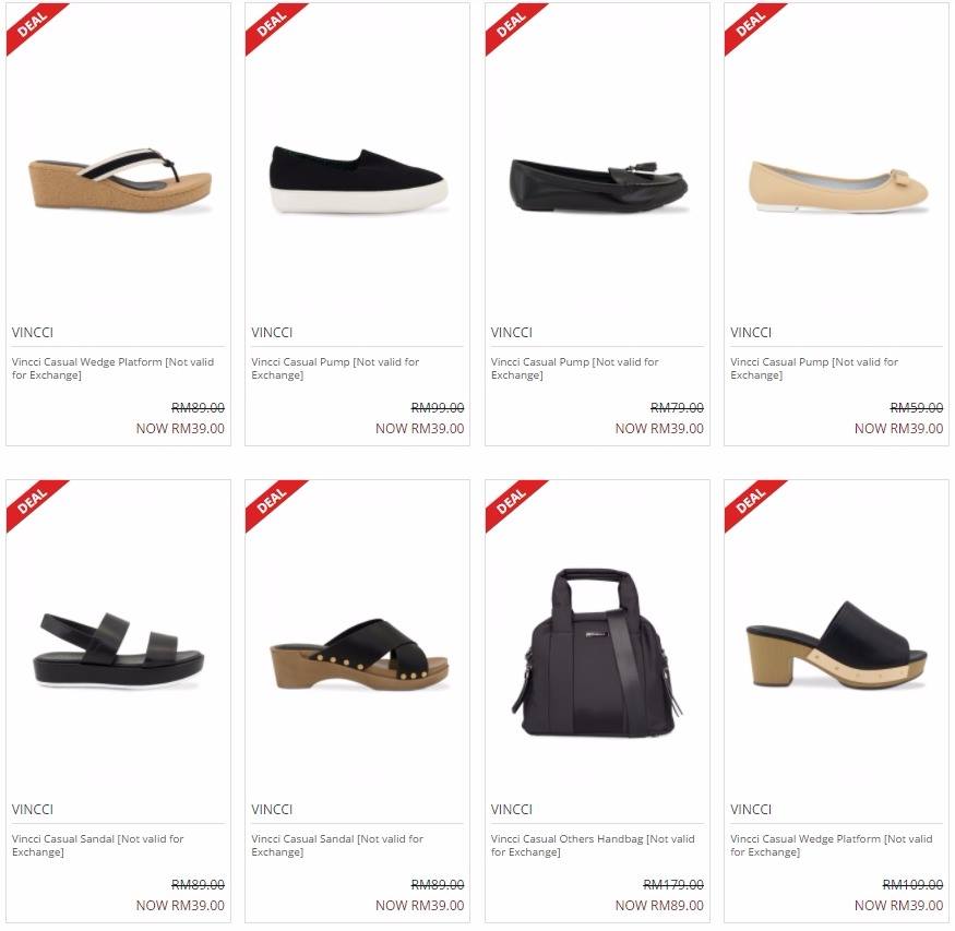  Vincci  Women Shoe Up to 64 Discount From RM39 Padini 