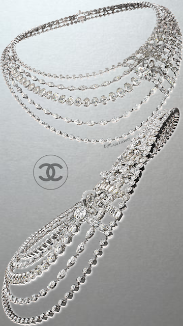 ♦Chanel Tweed Mademoiselle collier #brilliantluxury