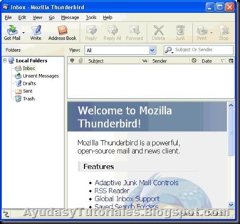 Thunderbird Portable - AyudasyTutoriales