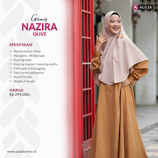 Koleksi Terbaru Gamis Aulia Galery Nazira