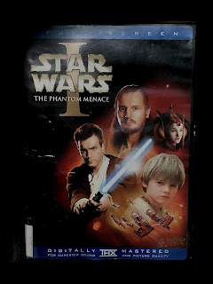 The dvd of Star Wars, episode I, The phantom menace