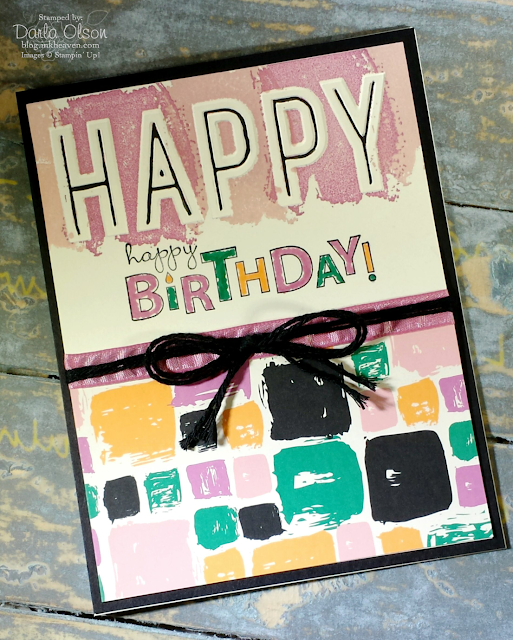 A birthday card created with Stampin' Up! Celebrations Duo Folder shared by inkheaven 