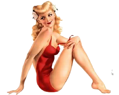 pin up girl, png, transparent background