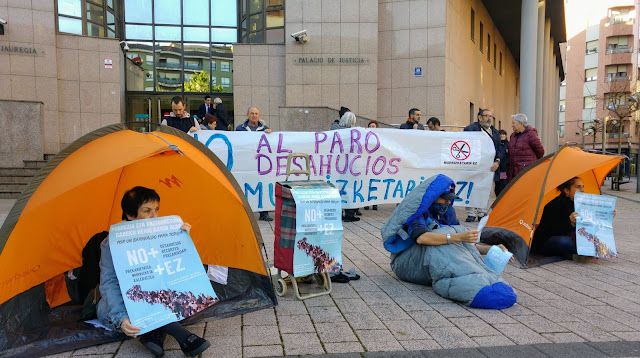 protesta contra los desahucios