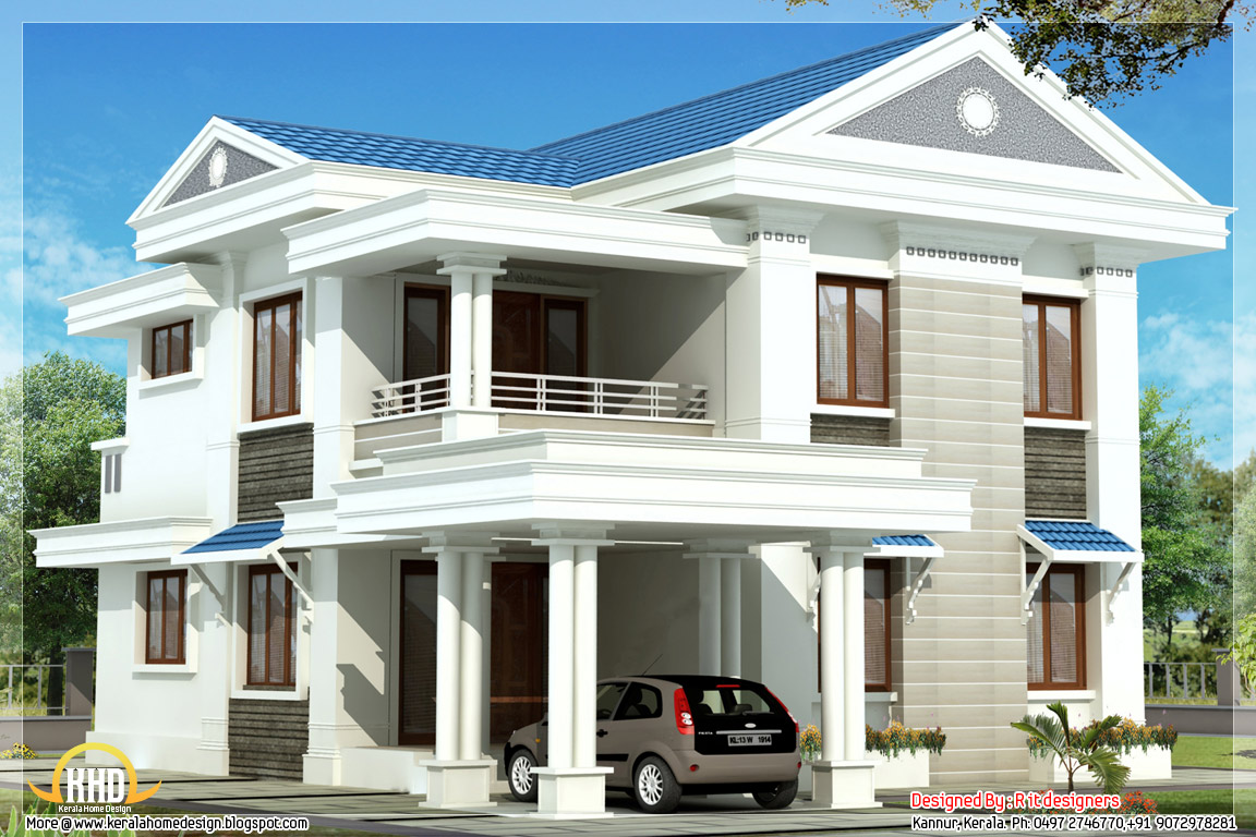  roof home design  1570 Sq.Ft.  Kerala home design and floor plans