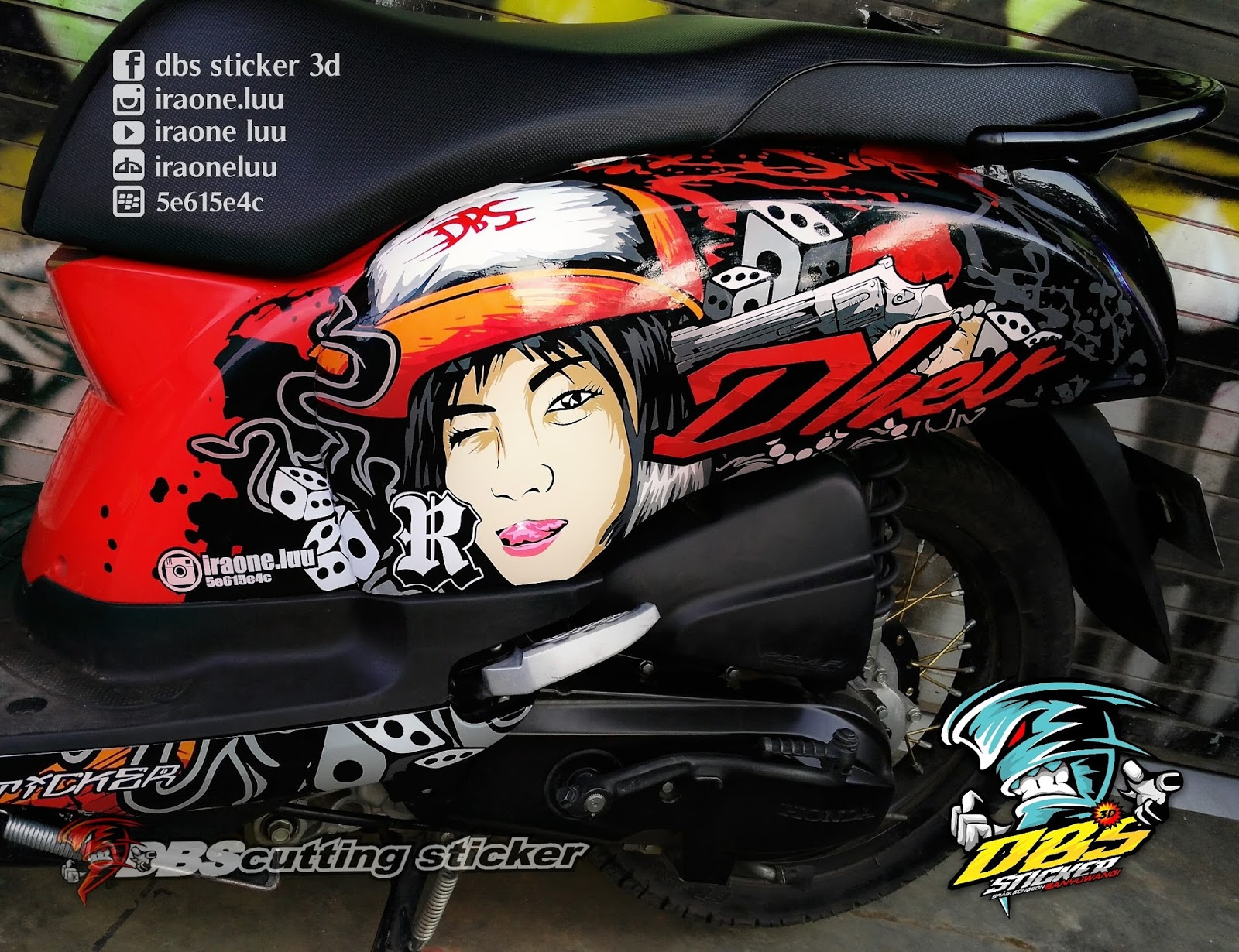 90 Modif Scoopy Gambar Doraemon Kumpulan Modifikasi Motor Scoopy