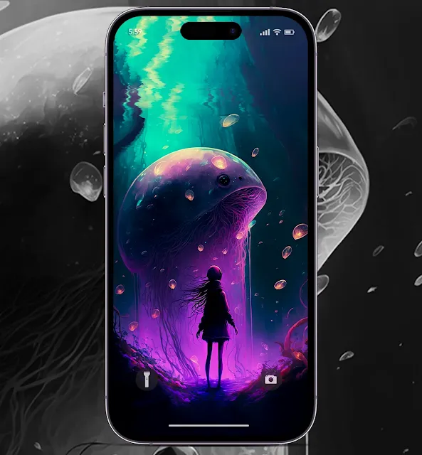4K Wallpaper iPhone: Beautiful AI Illustration