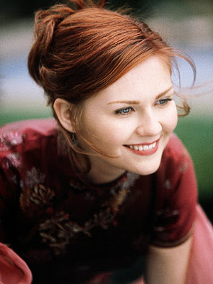 red hair kirsten dunst