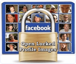 Amazing Trick: Open Locked Facebook Profile Picture in Large